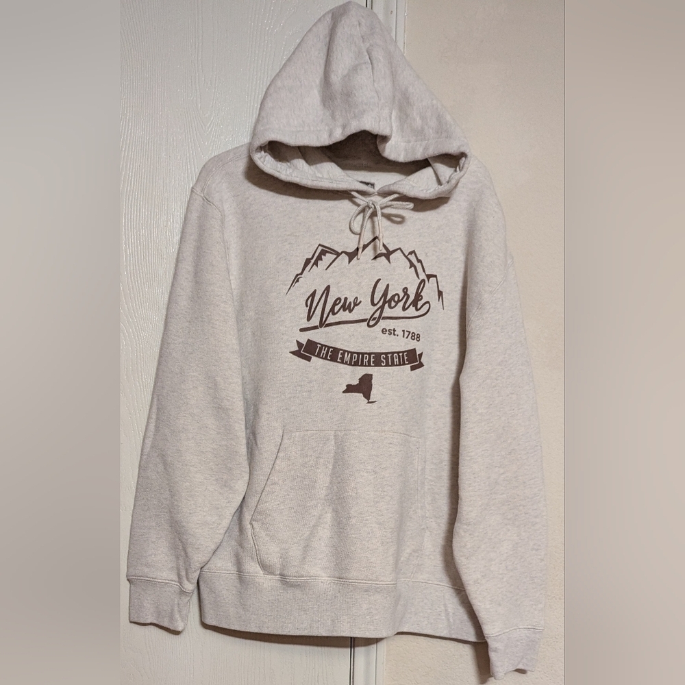 State of Mine New York City Hoodie Unisex Sweatshirt Size XL New MSRP $44.50